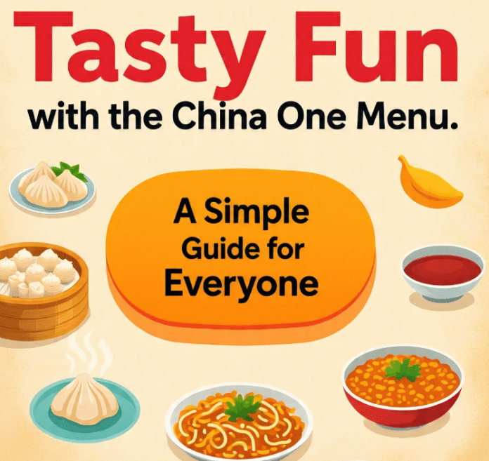 china one menu