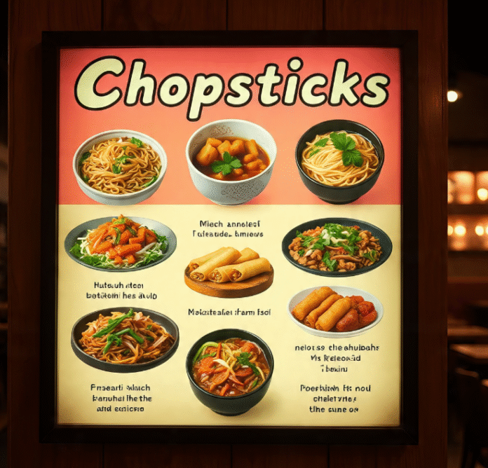 chopsticks menu
